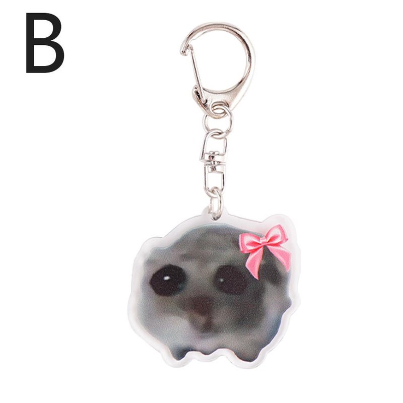 Cute Hamster Acrylic Keychain, Phone Keychain, Bag Decoration Tag, Printed Keychain Accessories